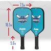 image:imageFranklin Sports NBA Team Pickleball Paddles  Official NBA Basketball Team Logo Pickleball Paddles  Signature Series 13MM Pickleball Paddle with MaxGrit  USA Pickleball USAPA ApprovedCharlotte Hornets