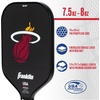 image:imageFranklin Sports NBA Team Pickleball Paddles  Official NBA Basketball Team Logo Pickleball Paddles  Signature Series 13MM Pickleball Paddle with MaxGrit  USA Pickleball USAPA ApprovedMiami Heat