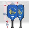 image:imageFranklin Sports NBA Team Pickleball Paddles  Official NBA Basketball Team Logo Pickleball Paddles  Signature Series 13MM Pickleball Paddle with MaxGrit  USA Pickleball USAPA ApprovedGolden State Warriors