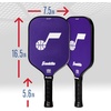 image:imageFranklin Sports NBA Team Pickleball Paddles  Official NBA Basketball Team Logo Pickleball Paddles  Signature Series 13MM Pickleball Paddle with MaxGrit  USA Pickleball USAPA ApprovedUtah Jazz 2