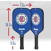 image:imageFranklin Sports NBA Team Pickleball Paddles  Official NBA Basketball Team Logo Pickleball Paddles  Signature Series 13MM Pickleball Paddle with MaxGrit  USA Pickleball USAPA ApprovedLos Angeles Clippers