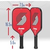 image:imageFranklin Sports NBA Team Pickleball Paddles  Official NBA Basketball Team Logo Pickleball Paddles  Signature Series 13MM Pickleball Paddle with MaxGrit  USA Pickleball USAPA ApprovedPortland Trail Blazers