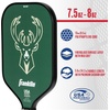 image:imageFranklin Sports NBA Team Pickleball Paddles  Official NBA Basketball Team Logo Pickleball Paddles  Signature Series 13MM Pickleball Paddle with MaxGrit  USA Pickleball USAPA ApprovedMilwaukee Bucks
