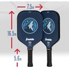 image:imageFranklin Sports NBA Team Pickleball Paddles  Official NBA Basketball Team Logo Pickleball Paddles  Signature Series 13MM Pickleball Paddle with MaxGrit  USA Pickleball USAPA ApprovedMinnesota Timberwolves