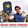 image:imageFranklin Sports NBA Team Pickleball Paddles  Official NBA Basketball Team Logo Pickleball Paddles  Signature Series 13MM Pickleball Paddle with MaxGrit  USA Pickleball USAPA ApprovedIndiana Pacers