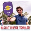 image:imageFranklin Sports NBA Team Pickleball Paddles  Official NBA Basketball Team Logo Pickleball Paddles  Signature Series 13MM Pickleball Paddle with MaxGrit  USA Pickleball USAPA ApprovedLos Angeles Lakers