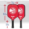 image:imageFranklin Sports NBA Team Pickleball Paddles  Official NBA Basketball Team Logo Pickleball Paddles  Signature Series 13MM Pickleball Paddle with MaxGrit  USA Pickleball USAPA ApprovedAtlanta Hawks