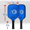 image:imageFranklin Sports NBA Team Pickleball Paddles  Official NBA Basketball Team Logo Pickleball Paddles  Signature Series 13MM Pickleball Paddle with MaxGrit  USA Pickleball USAPA ApprovedOrlando Magic 2