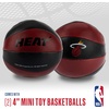 image:imageFranklin Sports NBA Toy Basketballs  2 Pack of Kids Soft Mini Basketballs for Over The Door  Indoor Hoops  NBA Fan ShopMiami Heat