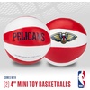 image:imageFranklin Sports NBA Toy Basketballs  2 Pack of Kids Soft Mini Basketballs for Over The Door  Indoor Hoops  NBA Fan ShopNew Orleans Pelicans