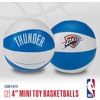 image:imageFranklin Sports NBA Toy Basketballs  2 Pack of Kids Soft Mini Basketballs for Over The Door  Indoor Hoops  NBA Fan ShopOklahoma City Thunder