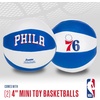image:imageFranklin Sports NBA Toy Basketballs  2 Pack of Kids Soft Mini Basketballs for Over The Door  Indoor Hoops  NBA Fan ShopPhiladelphia 76ers
