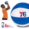 image:imageFranklin Sports NBA Toy Basketballs  2 Pack of Kids Soft Mini Basketballs for Over The Door  Indoor Hoops  NBA Fan ShopPhiladelphia 76ers