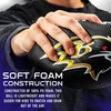 image:imageFranklin Sports NFL Football  Kids Foam Football  Soft Junior Size 85 Ball with 3D Logos  Perfect for Gameday  TailgatesBaltimore Ravens