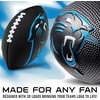 image:imageFranklin Sports NFL Football  Kids Foam Football  Soft Junior Size 85 Ball with 3D Logos  Perfect for Gameday  TailgatesCarolina Panthers