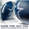 image:imageFranklin Sports NFL Football  Kids Foam Football  Soft Junior Size 85 Ball with 3D Logos  Perfect for Gameday  TailgatesDallas Cowboys