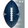 image:imageFranklin Sports NFL Football  Kids Foam Football  Soft Junior Size 85 Ball with 3D Logos  Perfect for Gameday  TailgatesDallas Cowboys