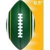image:imageFranklin Sports NFL Football  Kids Foam Football  Soft Junior Size 85 Ball with 3D Logos  Perfect for Gameday  TailgatesGreen Bay Packers
