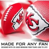 image:imageFranklin Sports NFL Football  Kids Foam Football  Soft Junior Size 85 Ball with 3D Logos  Perfect for Gameday  TailgatesKansas City Chiefs