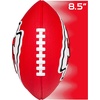 image:imageFranklin Sports NFL Football  Kids Foam Football  Soft Junior Size 85 Ball with 3D Logos  Perfect for Gameday  TailgatesKansas City Chiefs