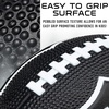 image:imageFranklin Sports NFL Football  Kids Foam Football  Soft Junior Size 85 Ball with 3D Logos  Perfect for Gameday  TailgatesLas Vegas Raiders