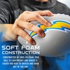 image:imageFranklin Sports NFL Football  Kids Foam Football  Soft Junior Size 85 Ball with 3D Logos  Perfect for Gameday  TailgatesLos Angeles Chargers