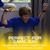 image:imageFranklin Sports NFL Football  Kids Foam Football  Soft Junior Size 85 Ball with 3D Logos  Perfect for Gameday  TailgatesLos Angeles Rams