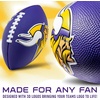image:imageFranklin Sports NFL Football  Kids Foam Football  Soft Junior Size 85 Ball with 3D Logos  Perfect for Gameday  TailgatesMinnesota Vikings