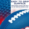 image:imageFranklin Sports NFL Football  Kids Foam Football  Soft Junior Size 85 Ball with 3D Logos  Perfect for Gameday  TailgatesNew York Giants
