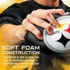 image:imageFranklin Sports NFL Football  Kids Foam Football  Soft Junior Size 85 Ball with 3D Logos  Perfect for Gameday  TailgatesPittsburgh Steelers