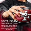 image:imageFranklin Sports NFL Football  Kids Foam Football  Soft Junior Size 85 Ball with 3D Logos  Perfect for Gameday  TailgatesSan Francisco 49ers