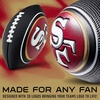 image:imageFranklin Sports NFL Football  Kids Foam Football  Soft Junior Size 85 Ball with 3D Logos  Perfect for Gameday  TailgatesSan Francisco 49ers