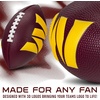 image:imageFranklin Sports NFL Football  Kids Foam Football  Soft Junior Size 85 Ball with 3D Logos  Perfect for Gameday  TailgatesWashington Commanders