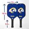 image:imageFranklin Sports NFL Pro Pickleball Paddle  13MM Signature Series Pro Pickleball Paddle with MaxGrit Surface  Official NFL Team  USAP Approved  Premium Quality  Authentic NFL Team LogosTeam Specific