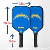 image:imageFranklin Sports NFL Pro Pickleball Paddle  13MM Signature Series Pro Pickleball Paddle with MaxGrit Surface  Official NFL Team  USAP Approved  Premium Quality  Authentic NFL Team LogosTeam Specific