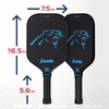 image:imageFranklin Sports NFL Pro Pickleball Paddle  13MM Signature Series Pro Pickleball Paddle with MaxGrit Surface  Official NFL Team  USAP Approved  Premium Quality  Authentic NFL Team LogosTeam Specific