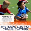 image:imageFranklin Sports NFL Team Mini Footballs  Youth 85 Official NFL Licensed Football  Air Pump SetDenver Broncos