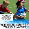 image:imageFranklin Sports NFL Team Mini Footballs  Youth 85 Official NFL Licensed Football  Air Pump SetDetroit Lions