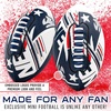 image:imageFranklin Sports NFL Team Mini Footballs  Youth 85 Official NFL Licensed Football  Air Pump SetNew England Patriots