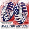 image:imageFranklin Sports NFL Team Mini Footballs  Youth 85 Official NFL Licensed Football  Air Pump SetNew York Giants