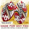 image:imageFranklin Sports NFL Team Mini Footballs  Youth 85 Official NFL Licensed Football  Air Pump SetSan Francisco 49ers