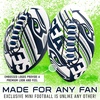 image:imageFranklin Sports NFL Team Mini Footballs  Youth 85 Official NFL Licensed Football  Air Pump SetSeattle Seahawks