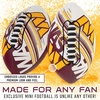 image:imageFranklin Sports NFL Team Mini Footballs  Youth 85 Official NFL Licensed Football  Air Pump SetWashington Commanders