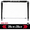image:imageFranklin Sports NHL Kids Mini Hockey Goal Set  2 Mini  Knee Hockey Goals 4 Youth Sticks 2 Goalie Sticks  4 Foam Balls  Knee  Mini Hockey SetBlack
