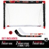 image:imageFranklin Sports NHL Mini Hockey Set  Kids Indoor Knee Hockey Goal Ball  2 Stick Combo  Youth Team Indoor Toy Set  Official  Ages 3Calgary Flames