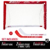 image:imageFranklin Sports NHL Mini Hockey Set  Kids Indoor Knee Hockey Goal Ball  2 Stick Combo  Youth Team Indoor Toy Set  Official  Ages 3Detroit Red Wings