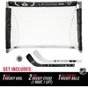 image:imageFranklin Sports NHL Mini Hockey Set  Kids Indoor Knee Hockey Goal Ball  2 Stick Combo  Youth Team Indoor Toy Set  Official  Ages 3Los Angeles Kings