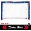 image:imageFranklin Sports NHL Mini Hockey Set  Kids Indoor Knee Hockey Goal Ball  2 Stick Combo  Youth Team Indoor Toy Set  Official  Ages 3New York Rangers