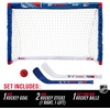 image:imageFranklin Sports NHL Mini Hockey Set  Kids Indoor Knee Hockey Goal Ball  2 Stick Combo  Youth Team Indoor Toy Set  Official  Ages 3New York Rangers