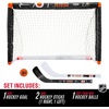 image:imageFranklin Sports NHL Mini Hockey Set  Kids Indoor Knee Hockey Goal Ball  2 Stick Combo  Youth Team Indoor Toy Set  Official  Ages 3Philadelphia Flyers